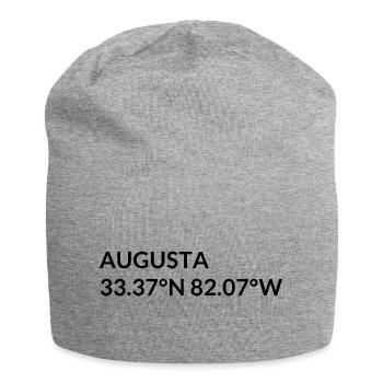 Augusta, Géorgie, États-Unis Coordonnées - Bonnet en jersey - gris chiné - Devant