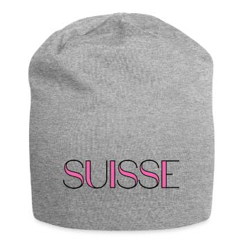SCHWEIZ. LAND. GENF. SCHWEIZ. HUMOR. LAND - Jersey-Beanie - Grau meliert - Vorne