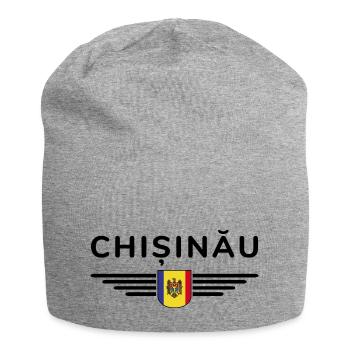 Chișinău T-Shirt – Love for the Capital - Jersey Beanie - heather grey - Front