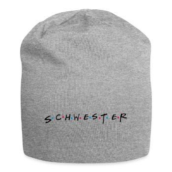Sœur frères et sœurs cadeau pour soeur - Bonnet en jersey - gris chiné - Devant
