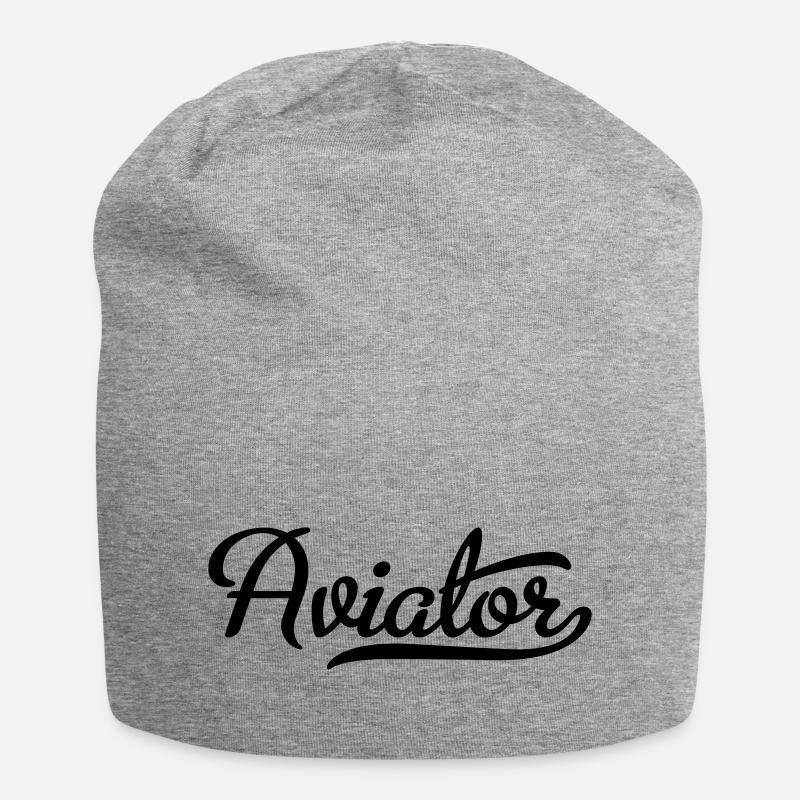 Aviator - Jersey Beanie - heather grey