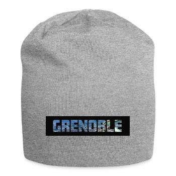 Grenoble - Bonnet en jersey - gris chiné - Devant