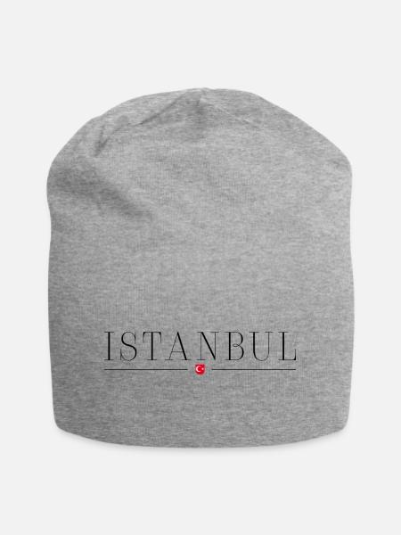 Istanbul Flair T-Shirt - Jersey Beanie - heather grey