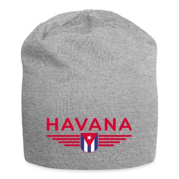 Style Havane – Parfait pour les fans - Bonnet en jersey - gris chiné - Devant