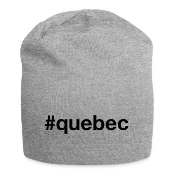 QUÉBEC Canada Kanada Mot-clic - Bonnet en jersey - gris chiné - Devant