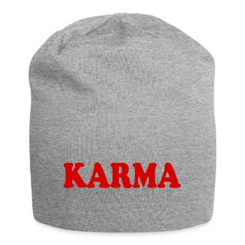 Karma - Bonnet en jersey - gris chiné - Devant