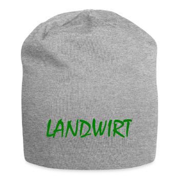Landwirt - Jersey-Beanie - Grau meliert - Vorne