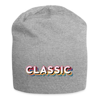 Retro Classic - Jersey Beanie - heather grey - Front