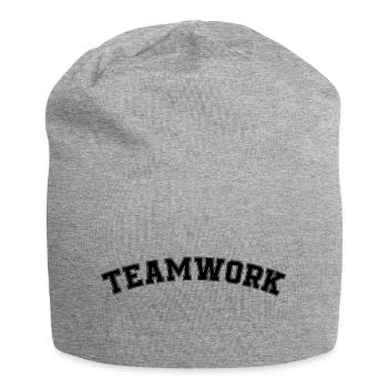 teamwork - Jersey-Beanie - Grau meliert - Vorne