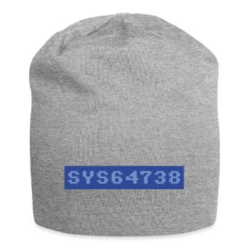 64er: SYS64738 - Jersey-Beanie - Grau meliert - Vorne