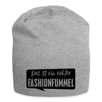 This is a real fashion fad - Jersey Beanie - heather grey - Front