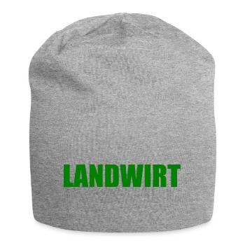Landwirt - Jersey-Beanie - Grau meliert - Vorne