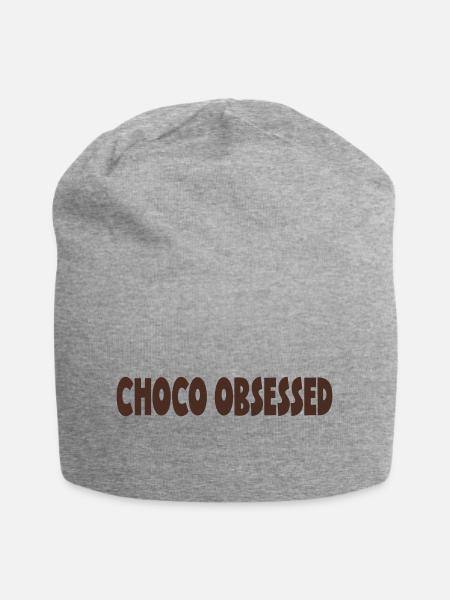CHOCO OBSESSED - Jersey-Beanie - Grau meliert