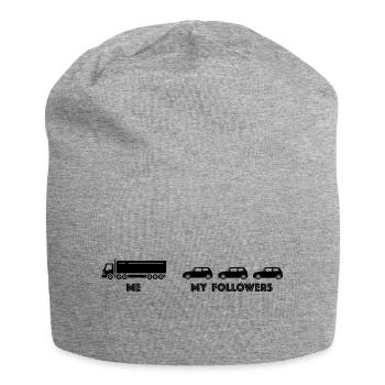 Moi et mes abonnés | Camions, Camions, Transport - Bonnet en jersey - gris chiné - Devant