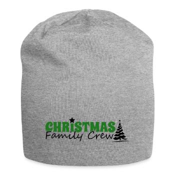 Équipage familial de Noël - Bonnet en jersey - gris chiné - Devant