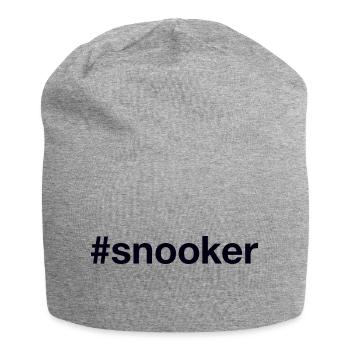 Snooker Billard - Jersey-Beanie - Grau meliert - Vorne