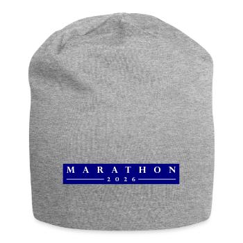 Marathon 2026 - Jersey-Beanie - Grau meliert - Vorne