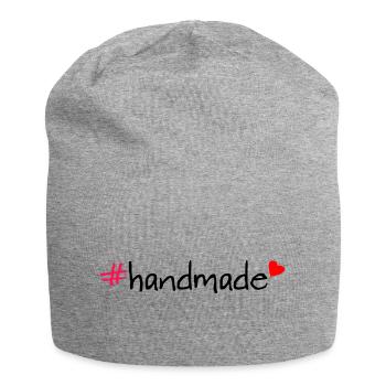 T-shirt hashtag fait main - Bonnet en jersey - gris chiné - Devant