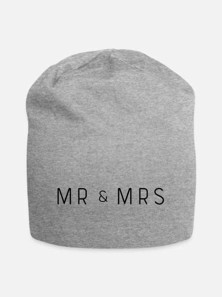Mr and Mrs - Bonnet en jersey - gris chiné