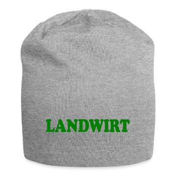 Landwirt - Jersey-Beanie - Grau meliert - Vorne