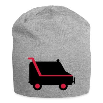 Transporter / van (2c) - Jersey Beanie - heather grey - Front