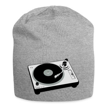 Turntable - Jersey-Beanie - Grau meliert - Vorne