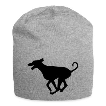 dobermann - Jersey-Beanie - Grau meliert - Vorne