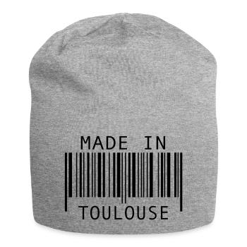 Made in Toulouse - Jersey-Beanie - Grau meliert - Vorne