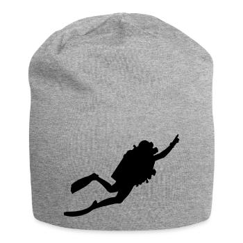 diver - Jersey Beanie - heather grey - Front