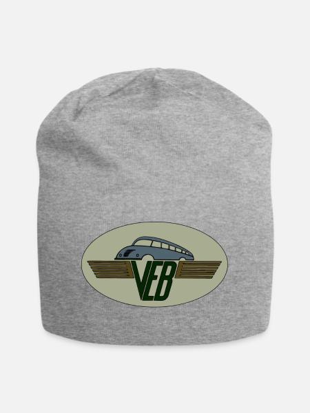 VEB Kraftverkehr - Jersey-Beanie - Grau meliert