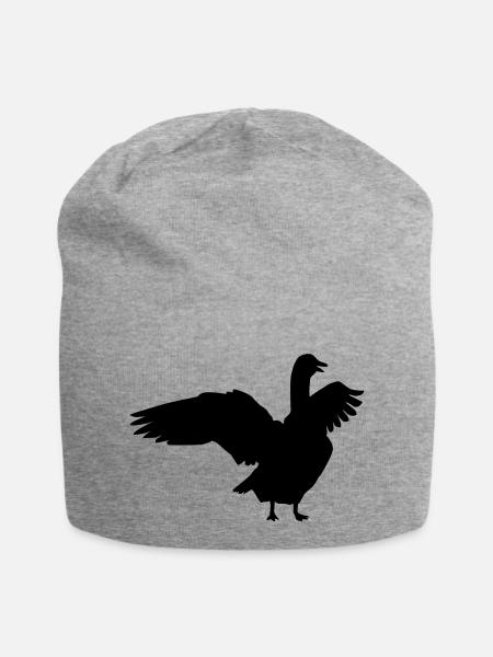 Goose 1 - Jersey Beanie - heather grey