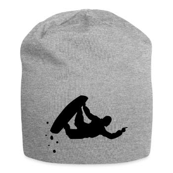 snowboard snowboarding - Bonnet en jersey - gris chiné - Devant