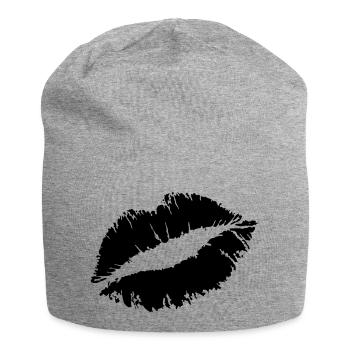 KISS - Jersey-Beanie - Grau meliert - Vorne