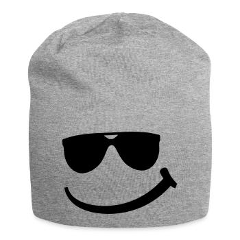 cool_smily_f1 - Bonnet en jersey - gris chiné - Devant