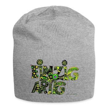 Einzigartig - Jersey-Beanie - Grau meliert - Vorne