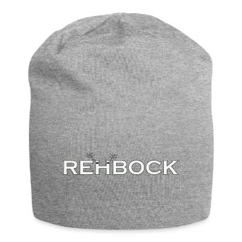 Rehbock white - Jersey-Beanie - Grau meliert - Vorne