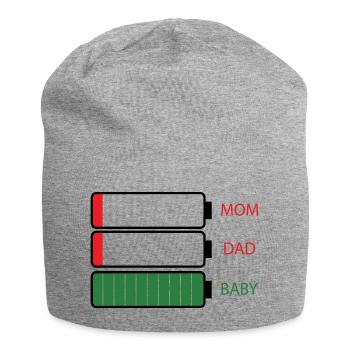 Energie parent - Bonnet en jersey - gris chiné - Devant