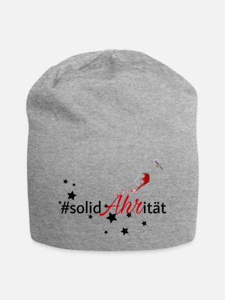 Solidahrität Xmas Black - Jersey-Beanie - Grau meliert