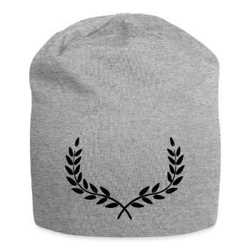 Kranz Lorbeerkranz - Jersey-Beanie - Grau meliert - Vorne