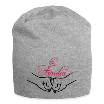 Fist Pump Familia - Jersey Beanie - heather grey - Front