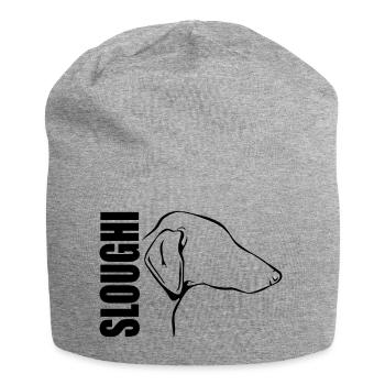 SLOUGHI Profile Dogs Dog Greyhounds Wilsigns - Jersey Beanie - heather grey - Front
