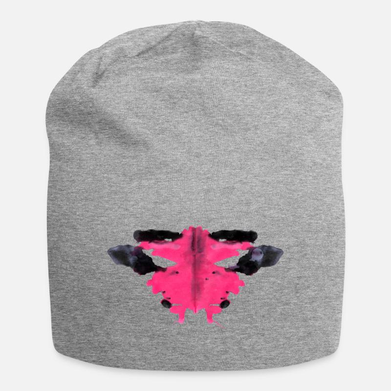 Der Untätige - Jersey-Beanie - Grau meliert