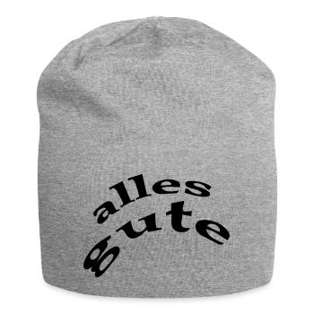 alles gute - Jersey-Beanie - Grau meliert - Vorne