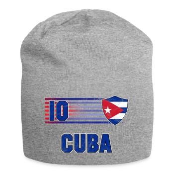 Cuba Soccer Team - Jersey Beanie - heather grey - Front