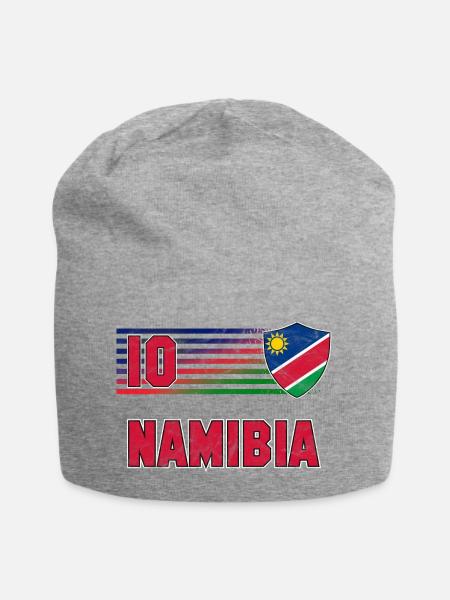 Namibia Fußball Mannschaft - Jersey-Beanie - Grau meliert