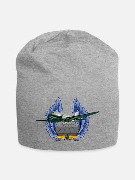 C-47 DC-3 - Jersey-Beanie - Grau meliert