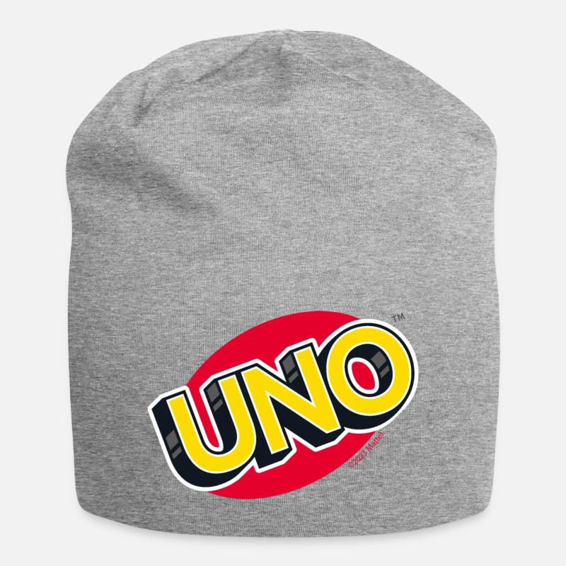 UNO Logo Classique - Bonnet en jersey - gris chiné