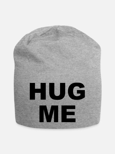 HUG ME - Jersey-Beanie - Grau meliert