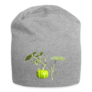 Pumpkin - Jersey Beanie - heather grey - Front