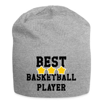 Meilleur basketteur du monde – champion sportif  - Bonnet en jersey - gris chiné - Devant